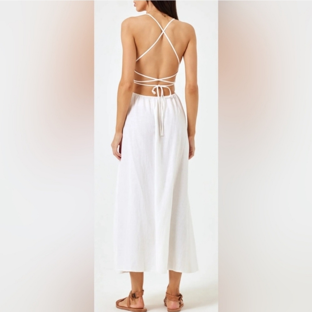 L*Space White Midi Dress - Picture 2 of 5